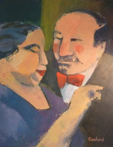 Tango - 0,50mx0,61m - Acrylique sur toile 2013