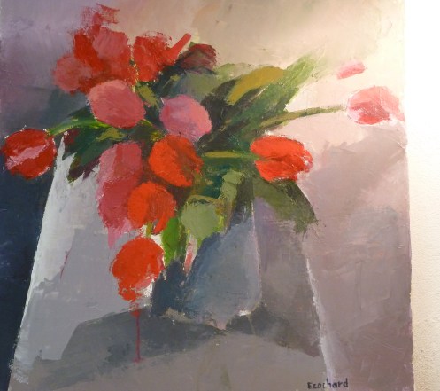 2013- Tulipes sur la Table - 0,60mx0,60m