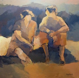 Deux soeurs - 80x80cm -2014