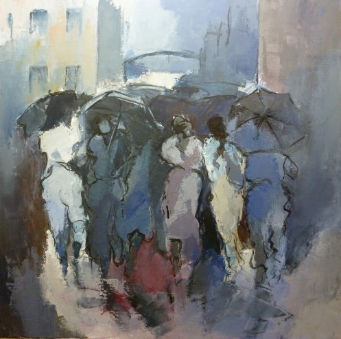 Scène de Rue - 80x80cm -2014