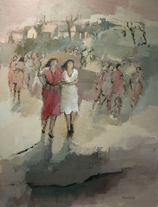 Amitié Acrylique sur toile 2015 60x80cm