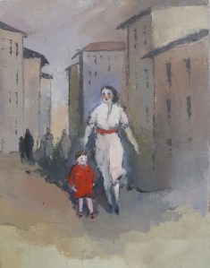 2016 Dame à l'Enfant 60x80cm