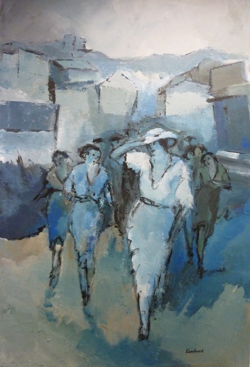 2016 Femmes Pressées Acrylique sur toile 80x120cm