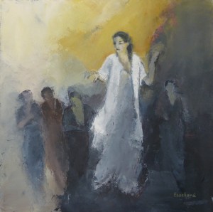 2016 Acrylique sur toile Une Femme 60x60cm