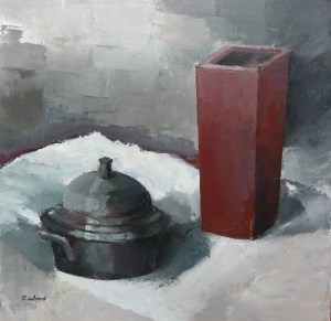 Vase et Soupière Acrylique 2016 80x80cm
