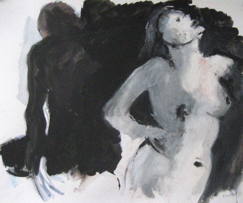 Buste de Femme - Croquis sur papier - 2007