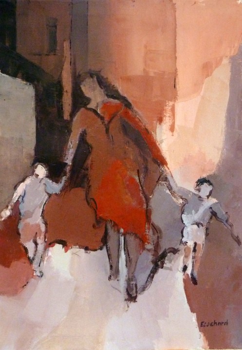 Femme et EnfantsAcrylique sur toile 2013