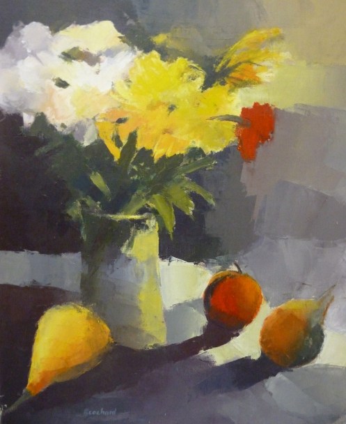 Bouquet et Fruits 60x73cm - 2014