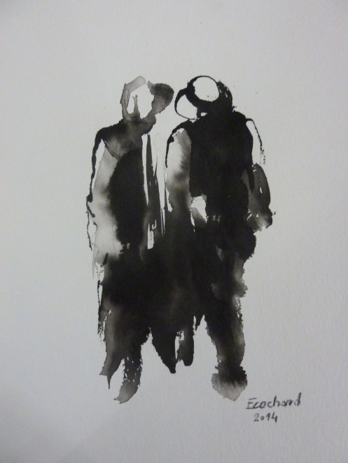 Dessin encre de chine sur papier 2014