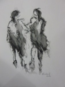 Dessin encre de chine sur papier 2014