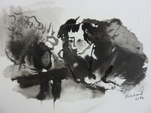 Dessin encre de chine sur papier 2014