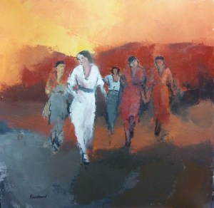 Promenade du Soir Acrylique 2016 80x80cm