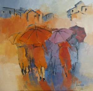 Sous la Pluie Acrylique 2016 80x80cm
