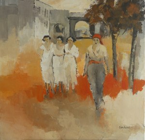 Sous le Soleil Acrylique 2016 80x80cm